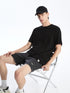 LC Waikiki Crew Neck Short Sleeve Combed Cotton Men's Textured T-Shirt